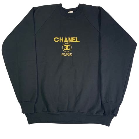 chanel paris jumper sand|chanel sweatshirt pullovers.